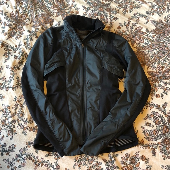 lululemon athletica Jackets & Blazers - Lululemon Black Zip-Up Jacket